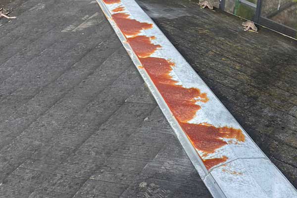 棟板金の錆や浮き